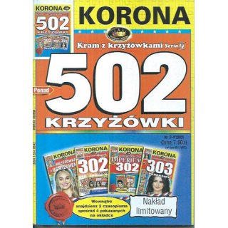 502 krzyżówki Kram z krzyżówkami Seria IV Korona 3-4/2023