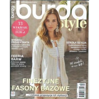 Burda Style 4/2023 FINEZYJNE FASONY BAZOWE